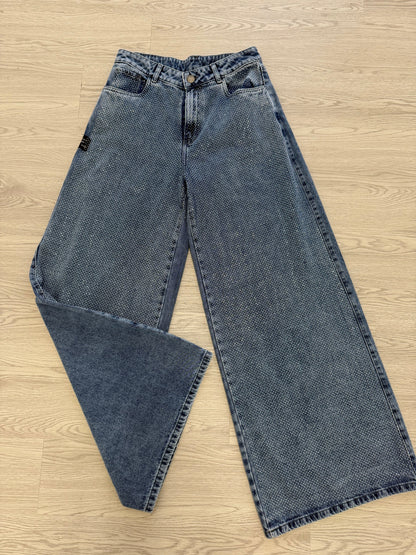 Women’s Full Rhinestone Denim Jeans